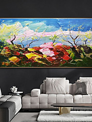 cheap -Handmade Oil Painting Canvas Wall Art Decoration Abstract Knife Painting Landscape For Home Decor Rolled Frameless Unstretched Painting