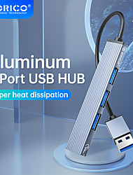 cheap -ORICO USB 3.0 HUB Aluminum 4 Port USB 3.0 2.0 Multi Splitter OTG Adapter Portable TF Dock For Macbook Pro PC Computer Accessories