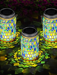 cheap -Solar Mosaic Projection Light Outdoor Waterproof Atmosphere Projection Night Lamp Hanging Lantern Home Garden Balcony Festive Party Decoration Light