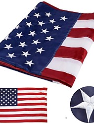 cheap -5ft X 3ft (150cm X 91cm)  Amazon Source Embroidered American Flag Embroidered Flag 90*150cm