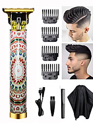 cheap -Hair Clipper Electric Clippers New Electric Men&#039;s Retro T9 Style Buddha Head Carving Oil Head Scissors Match With Cloth And Comb