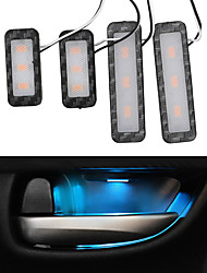 cheap -OTOLAMPARA 4 in 1 DC 12V Car RGB Ambient Light Backlight Interior Decoration LED 40W Super Bright Mood Welcome Door Lamp Car Handle Decoration Lights Auto Accessories