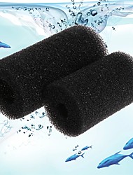 cheap -5Pcs Sponge Aquarium Filter Protector Cover For Fish Tank Inlet Pond Black Foam