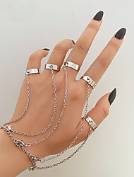 cheap -1pc Open Cuff Ring full finger ring For Women&#039;s Street Gift Alloy Classic