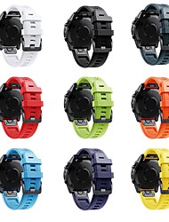 cheap -1 pcs Smart Watch Band for Garmin Fenix 7S / 6S / 5S / 5S Plus Venu 2 Plus / Sq / Sq Music Forerunner 55/245/645/158 Instinct 2S / 2S Solar Approach S42 / S40 / S12 20mm Silicone Smartwatch Strap