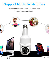 cheap -2MP Bulb WIFI Wireless IP Camera 360 Degree Remote Monitoring Wifi Indoor Apartment Support 128GB