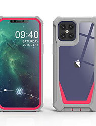 cheap -Phone Case For Apple Classic Series iPhone 13 Pro Max 12 11 SE 2022 X XR XS Max 8 7 Bumper Frame Dustproof Non-Yellowing Solid Colored TPU PC