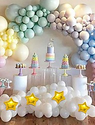 cheap -Magical Unicorn Rainbow Macaron Balloons Garland Arch Kit for Pastel Baby Shower Birthday Ice Cream Party Teenager&#039;s Party Decorations