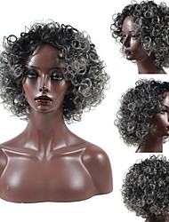 cheap -Deniya Afro Short Curly Hair Wigs for Black Women Fluffy Curly Bob Style