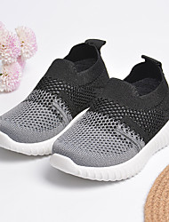cheap -Boys Girls&#039; Sneakers Sports &amp; Outdoors Casual Comfort School Shoes Knit Breathability Sporty Look Little Kids(4-7ys) Home Daily Running Shoes LeisureSports Black Spring Summer / Color Block