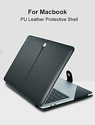 cheap -MacBook Case Solid Colored PU Leather for A2179 MacBook New Air 13&quot;2020 / A1286 MacBook pro 15&#039;&#039; / A1398 Mac pro 15&#039;&#039; with Retina display