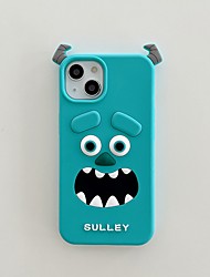cheap -Phone Case For Apple Back Cover iPhone 13 Pro Max 12 11 SE 2022 X XR XS Max 8 7 Bumper Frame Dustproof Soft Edges 3D Cartoon Silicone