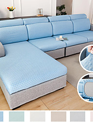 cheap -3D Doudou Grid Sofa Seat Cushion Cover Chair Cover Stretch Washable Removable Slipcover 1/2/3/4 Seat Sofa Cover Cool Feeling High Elasticity Sofa Protector