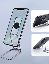 cheap -Universal Ultra-thin Adjustable Foldable Phone Holder Car Magnetic Bracket Double Finger Ring Holder Stand Metal Desktop Support