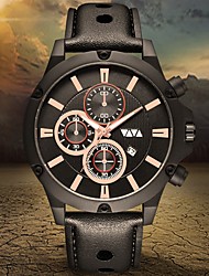 cheap -Men&#039;S Sports Shock-Resistant Calendar Quartz Watch Va-202 Large Round Hole Breathable Belt Watch Men Men Watches