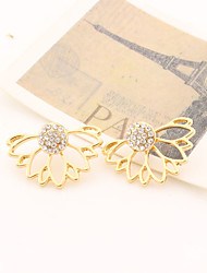 cheap -1 Pair Stud Earrings For Women&#039;s Party Evening Formal Date Alloy Classic Petal