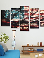 cheap -cross-border explosion style home painting american flag living room study decoration painting retro nostalgic decoration painting core