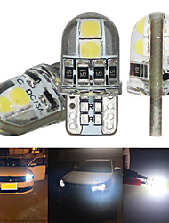 cheap -10pcs T10 194 168 3030 4SMD LED Silicone Interior Dome Map Lights Clearance light Canbus License Plate Light Car Styling 12V