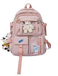 cheap -Cartoon Kawii School Backpack Bookbag for Student Multi-function Wear-Resistant Adjustable Shoulder Straps Nylon School Bag Satchel 20.55 inch