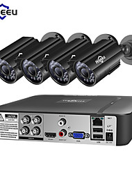 cheap -Hiseeu® CCTV 4CH security Camera System set 4pcs 1080P AHD Waterproof street Camera outdoor 2MP video Surveillance Kit home