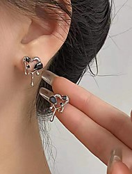 cheap -1 Pair Stud Earrings For Women&#039;s Wedding Sport Engagement Alloy Classic Fashion