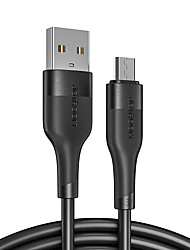 cheap -1 Pack Joyroom USB 2.0 Cable 3.3ft USB A to micro B 3 A Charging Cable Fast Charging High Data Transfer Durable For Xiaomi Huawei Phone Accessory