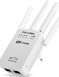 cheap -Hot Sale Manufacturer 1200M AC Dual Band Mini Router Repeater WIFI Single Booster LV-AC05