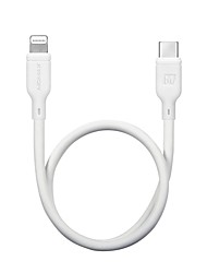 cheap -1 Pack MOMAX Apple MFi Certified Lightning Cable 20W 1ft Micro USB Lightning USB C 3 A Fast Charging High Data Transfer Durable For iPad iPhone Phone Accessory