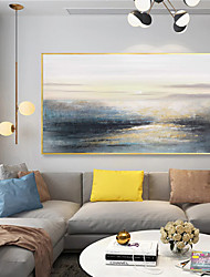 cheap -Handmade Oil Painting CanvasWall Art Decoration Abstract Knife Painting Landscape Grey For Home Decor Rolled Frameless Unstretched Painting