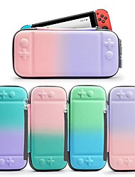 cheap -Storage Bag Gradient Color Nilen Flannel Bag Game Console Bag Hard Bag Gradient Storage Box for Nintendo Switch