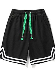 cheap -Men&#039;s Casual Sports Shorts Short Pants Casual Daily Inelastic Solid Color Sports Mid Waist White Black Grey M L XL XXL 3XL