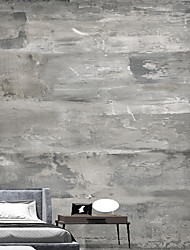 cheap -Mural Wallpaper Grey Brick Pattern Suitable For Living Room Cafe Hotel Wall Art