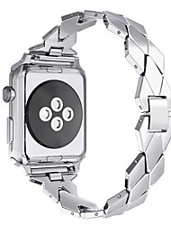 cheap -1pc Smart Watch Band Compatible with Apple iWatch 38/40/41mm 42/44/45mm Stainless Steel Rugged Stainless Steel Buckle Shockproof Metal Band for iWatch Smartwatch Strap Wristband for Series 7 / SE