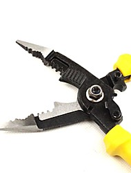 cheap -Six-in-one Multi-function Electrician Clamps New Net Red Pliers Stripping Pliers One Pliers Multi-purpose 8-inch Electrician Pliers