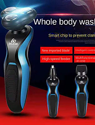 cheap -Hot 4D Upgrade 6D Electric Multi-Function Shaver USB Car Rechargeable Fully Washable Four-in-One Shaver Men&#039;s Shaving Artifact