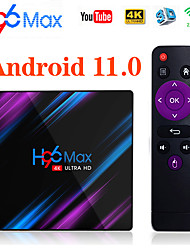 cheap -H96 MAX RK3318 Smart TV Box Android 11 4G 64GB 32G 4K Youtube Wifi BT Media player H96MAX TVBOX Android10 Set top box 2GB16GB