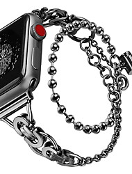 voordelige -1 stuk Slimme horlogeband Compatibel met: Apple  iWatch 38/40/41mm 42/44/45mm Roestvrij staal Verstelbaar Snelsluiting Robuust Metalband voor ik kijk Smartwatch Band Polsbandje voor Series 7 / SE
