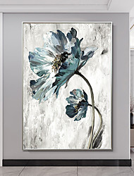 cheap -Mintura Handmade Flowers Oil Painting On Canvas Wall Art Decoration Modern Abstract Picture For Home Decor Rolled Frameless Unstretched Painting