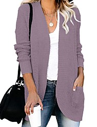 cheap -2020 Autumn And Winter Cross-Border New Products Foreign Trade Cardigan Amazon Women&#039;s European And American Curved Placket Large Pocket Sweater Cardigan