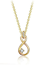 cheap -May polly Fashion trend diamond inlaid lucky 8-character pendant women&#039;s Necklace