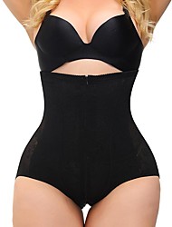 cheap -Cross-Border Large Size Belly-Lifting Pants Breasted Zipper Belly-Lifting Lace High Waist Belly-Lifting Hip Pants Fat Mm Large Size