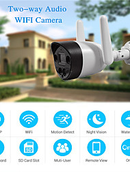 cheap -AX-Y5 IP Camera 2MP Bullet WIFI Waterproof Motion Detection Remote Access Outdoor Support 128 GB
