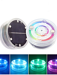 cheap -Underwater Lights Floating Pool Lights Submersible Solar Remote Controlled Decorative Color-changing 2 V Swimming Pool Courtyard Garden 6 LED Beads 1pc 0.2W