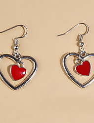 cheap -1 Pair Stud Earrings For Women&#039;s Street Date Beach Alloy Classic Sweet Heart