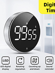 cheap -Kitchen Timers Digital Classroom Timer for Kids Large Magnetic LED Countdown Timer with Constant Light Function for classrooms Quiet for Children and Teachers