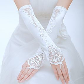 elbow length wedding gloves