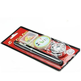 baratos Conjuntos de Vara e Molinetes de Pesca-Caneta Vara Cana de pesca Varas + Molinetes de Pesca Caneta Vara 140 cm Ultra Leve (UL) Pesca de Mar Pesca Voadora Isco de Arremesso / Pesca no Gelo / Pesca de Gancho / Pesca de Água Doce