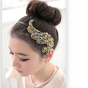 baratos Acessórios para Cabelos-Phoenix arte pano de cabelo acessórios de cabelo hoop asas de anjo headwear cabelo pnd cauda-on banda larga