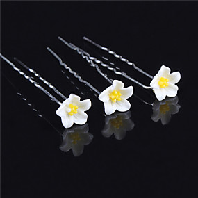 baratos Acessórios para Cabelos-Alfinetes / Prendedores Acessórios de cabelo Liga perucas Acessórios Mulheres 10PCS pçs 1-5cm cm Festa Artistíco / Retro / Boutique Design Moderno