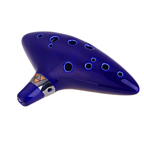 baratos Instrumentos de Sopro-Instrumento musical Ocarina Cerâmica 15.0*9.5*3.0 cm